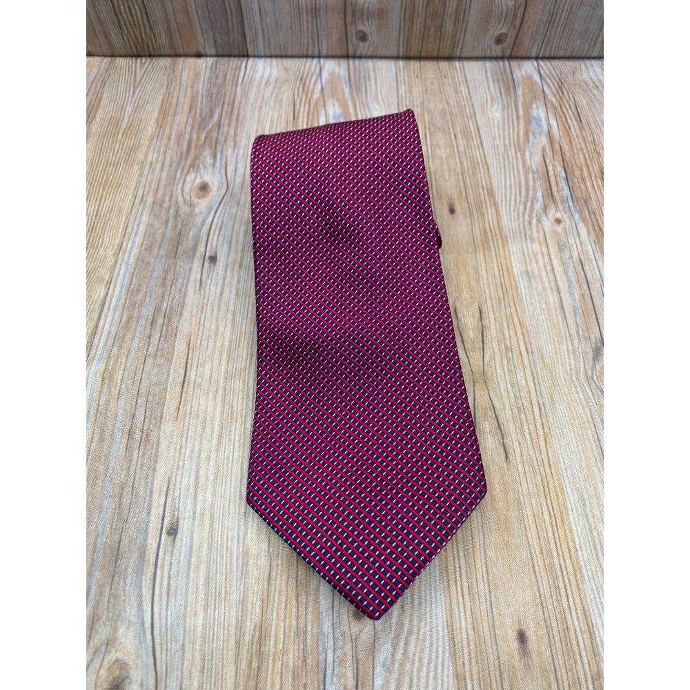 Brooks Brothers Makers 100% Silk Tie Blue/Red Stripe